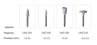 Изображение товара «Головка полировочная силиконовая Politec (чаша) серая UN 2-320 RA шт. N1»