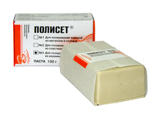 Изображение товара «Паста Полисет №3 универсал д/полирования керамики и пластмассы 100г уп.N1»