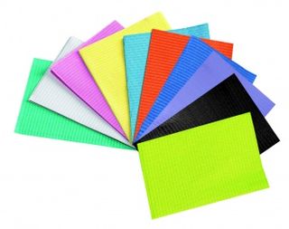 Изображение товара «Салфетки (нагрудники) EURONDA Monoart 2-слойные лиловые кор. N500»