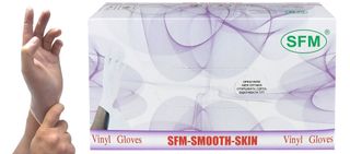 Изображение товара «Перчатки винил S SFM смотр неопуд н/стер пара. N50»