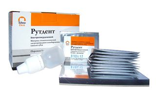 Изображение товара «Рутдент быстротвердеющий порошок 5г (10 доз по 0.5г) уп. N1»