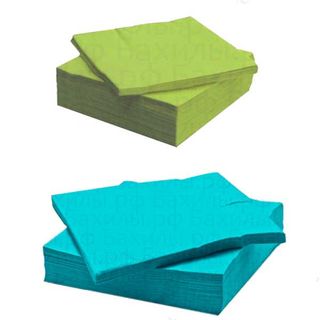 Изображение товара «Салфетки (нагрудники) Standart 2-слойные разм 33х45см (голубые) упак. N1000»