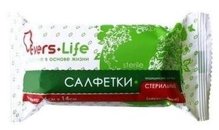 Изображение товара «Салфетки стер марл мед 2-х сл EVERS Life пл.28 шт. 16х14 N20»