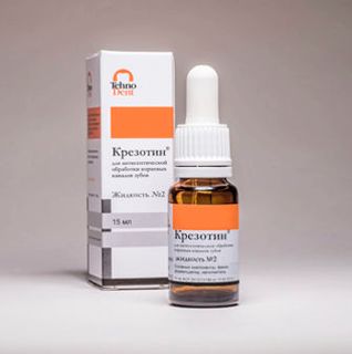 Изображение товара «Крезотин (жидкость №2 д/антисептической обработки корневых каналов) 15мл уп. N1»
