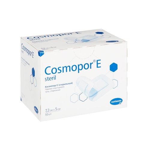 Повязка Cosmopor E steril п/операц самокл 7,2x5см стерил (9010080) шт. N1