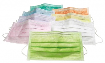 Маска 3-х слойная, на рез. защита III (розовая)  Euronda шт. N50