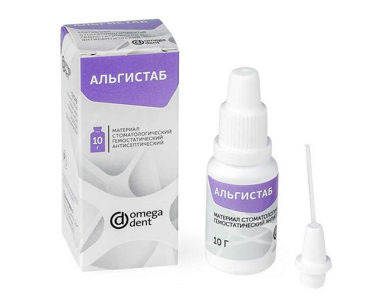 Альгистаб порошок гемостатический фл. 10гр N1