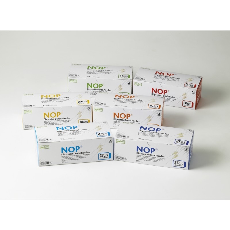 Иглы карпульные 0.3х12мм NOP (Корея) 30G дентал шт. N100