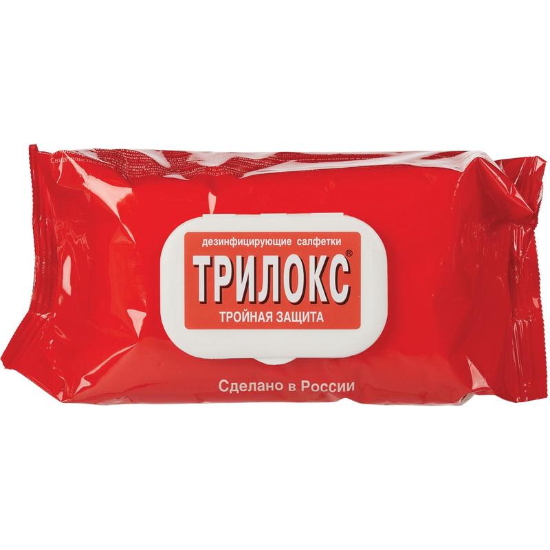 Салфетки дезинф Трилокс пачка шт. N120