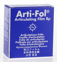 Бумага артикуляционная ВК-27 (фольга) двусторон 8 мкм (20м*22 мм) синяя шт. N1