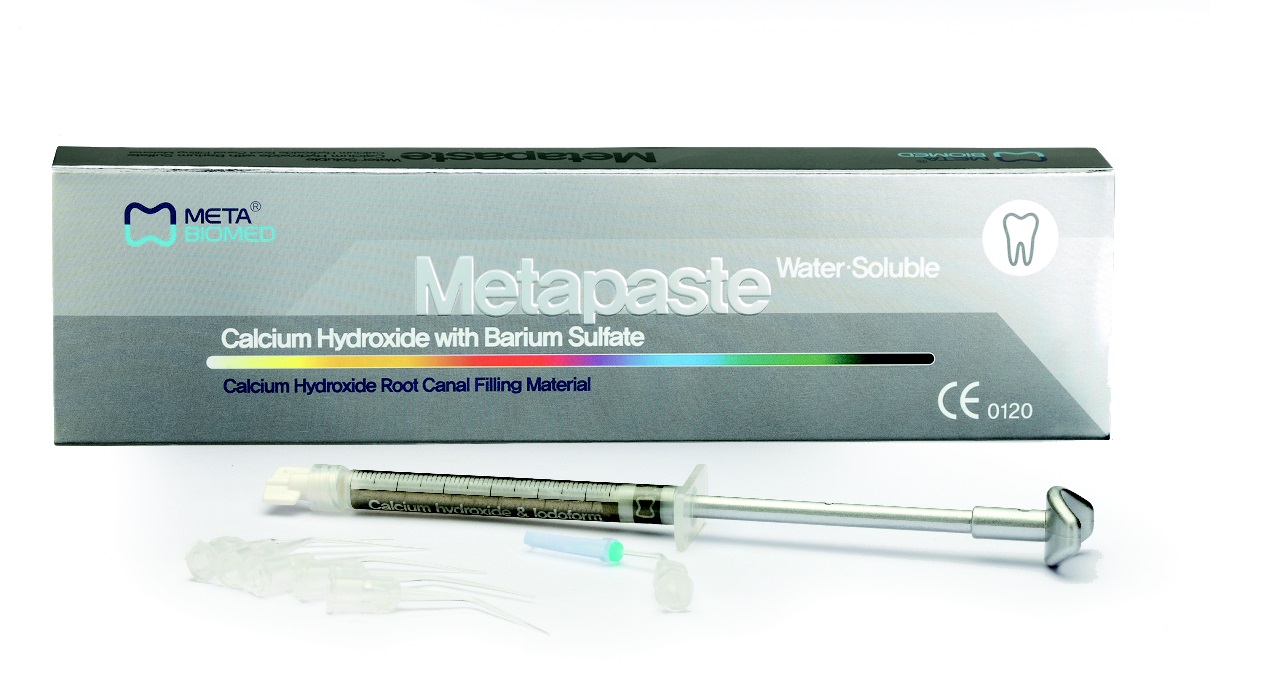 Метапаста д/пломб корн каналов с гидроокисью кальция шприц. 2,2гр N2