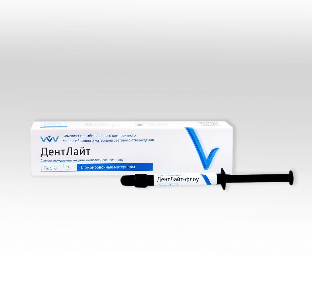 Дентлайт флоу текучий композит А3,5 шприц 2г шт. N1