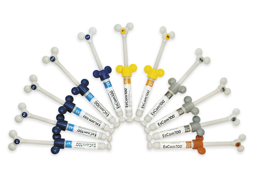 ЕсКом100 стомат пломбир материал (цвет А3,5) 4г шпр. N1