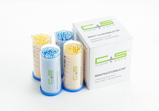Аппликаторы Clean+Safe, микро Fine (желт+гол)  шт. N100