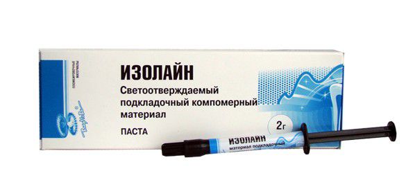 Изолайн стомат подкладочный мат-л светового отверждения шприц 2г шт. N1